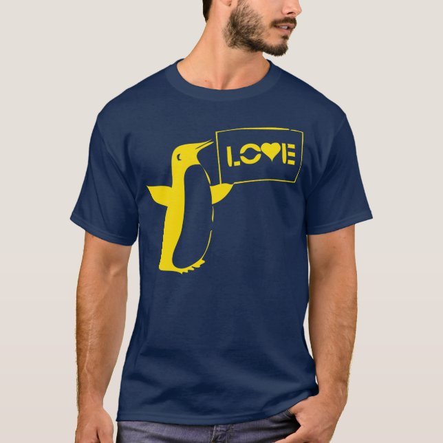 Camiseta Pinguim do amor (Frente)