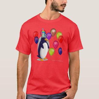 Camiseta pinguim do aniversário
