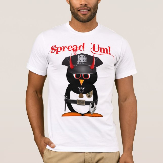Camiseta Pinguim do mau do oficial (Frente)