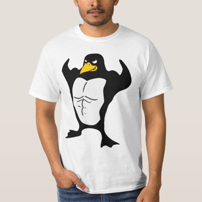 Camiseta Pinguim do músculo (Frente)