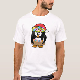 Camiseta Pinguim do Natal em julho