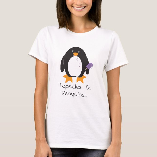 Camiseta Pinguim do Popsicle (Frente)