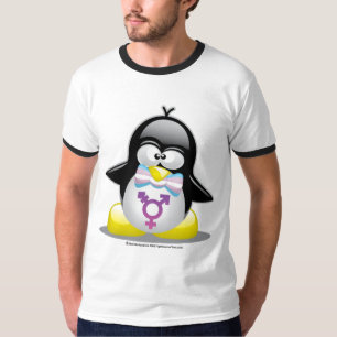 Camiseta Pinguim do Transgender