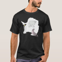 Pinguim do Urso Polar Antártico e Selo