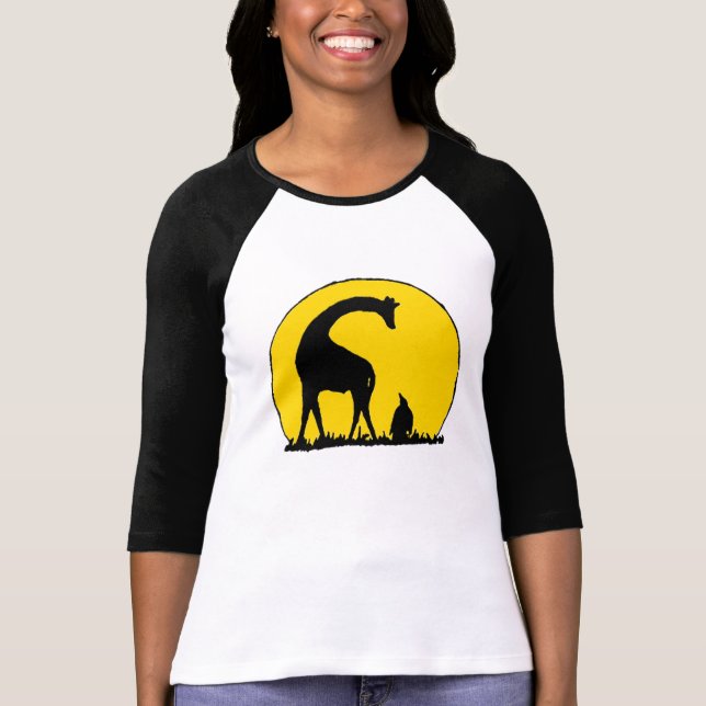 Camiseta Pinguim e girafa (Frente)