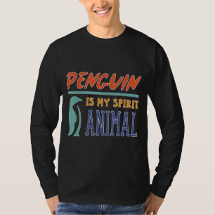 Camiseta Pinguim É Meu Espírito Animal Cute Penguin 08