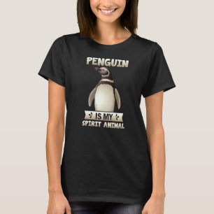 Camiseta Pinguim É Meu Espírito Pinguins Animais
