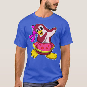 Camiseta Pinguim em dança com saia