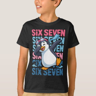 Camiseta Pinguim engraçado de Natal Dabbing Xmas Dab Seis S