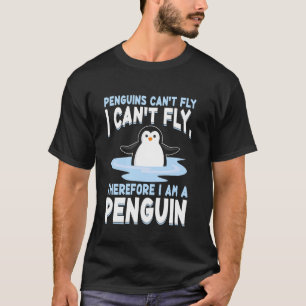 Camiseta Pinguim Engraçado e Bonito Lover Pinguim