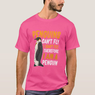 Camiseta Pinguim Engraçado e Bonito Lover Pinguim