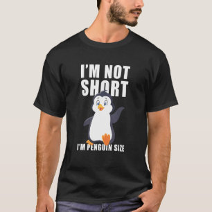 Camiseta Pinguim Engraçado Para Mulheres Crianças Pinguim