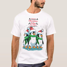 Camiseta Pinguim Feliz Natal