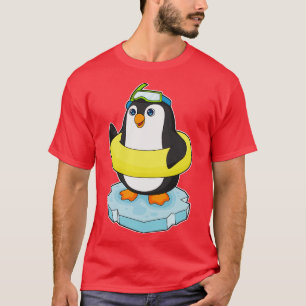 Camiseta Pinguim Fluido de Gelo Natação Lifebuoy
