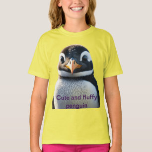 Camiseta "Pinguim fofo bonito" projetado