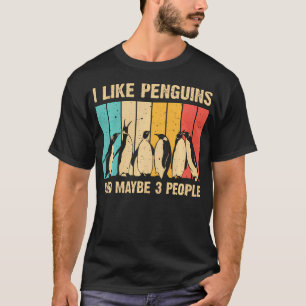Camiseta Pinguim Fofo Pinguim Retro