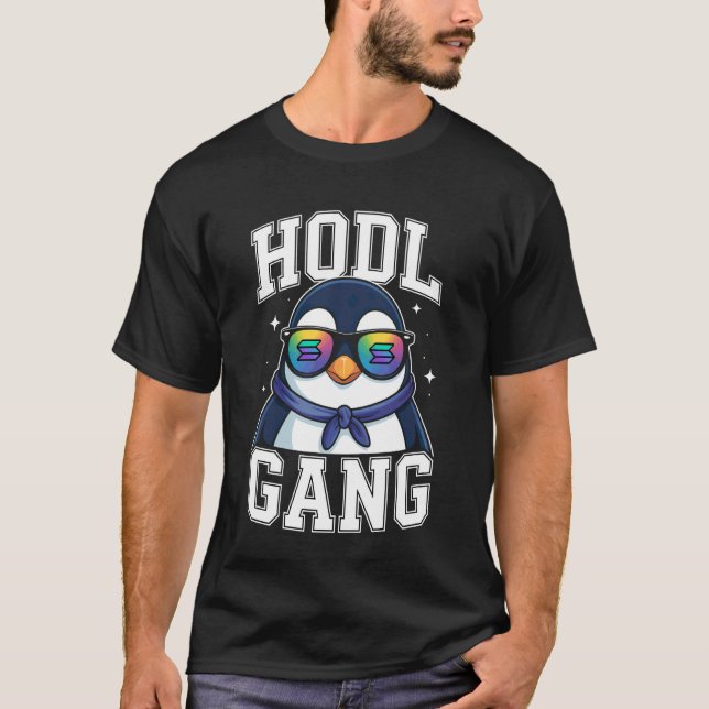 Camiseta Pinguim HODL Solana (Frente)