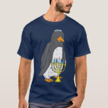 Camiseta Pinguim Judeu Menorah Animal Hanukkah Pajamas Cha<br><div class="desc">Pinguim Judeu Menorah Animal Hanukkah Pajamas Chanukah PJs .</div>