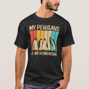 Camiseta Pinguim legal Para Crianças Pássaros Pinguins Impe