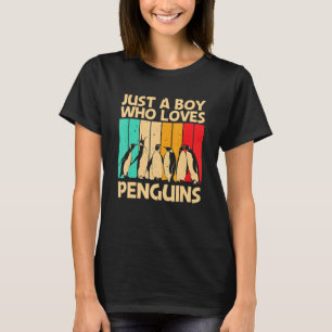 Camiseta Pinguim Legal Para Meninos Crianças Pinguim Impera