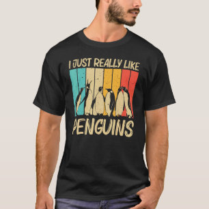 Camiseta Pinguim legal para mulheres Imperadoras Pinguins