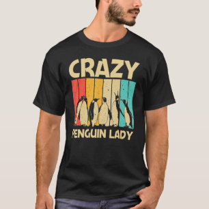 Camiseta Pinguim legal para mulheres Pássaro Pinguim Impera