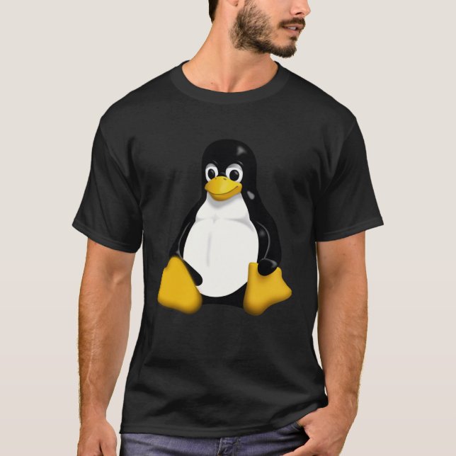Camiseta Pinguim Linux Tux (Frente)