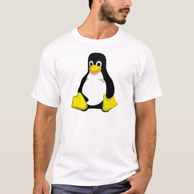 Camiseta Pinguim Linux Tux (Frente)