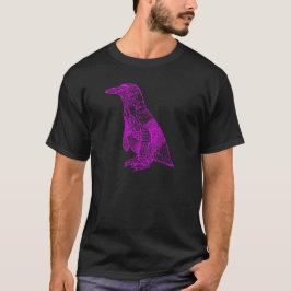 Camiseta Pinguim magenta