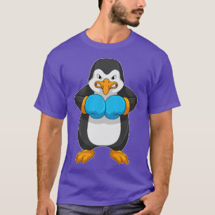 Camiseta Pinguim na caixa com luvas in a box