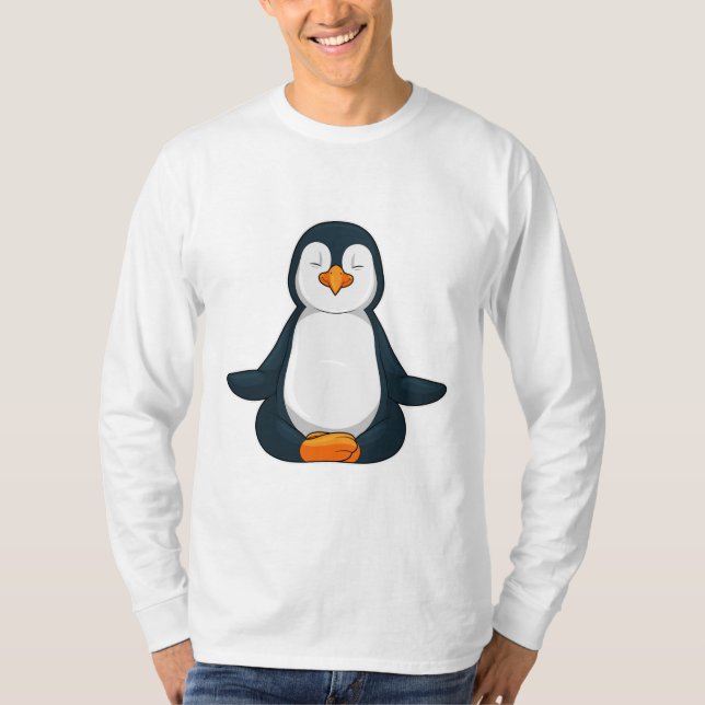 Camiseta Pinguim na Malhação de Yoga em Sessão (Frente)