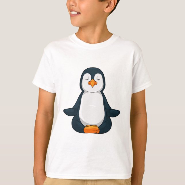Camiseta Pinguim na Malhação de Yoga em Sessão (Frente)