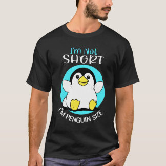 Camiseta Pinguim Não Curto Tamanho Do Pinguim Cugado Pingui