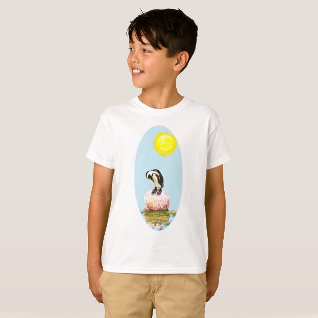 Camiseta Pinguim Nápoles no Sol (Frente Completa)