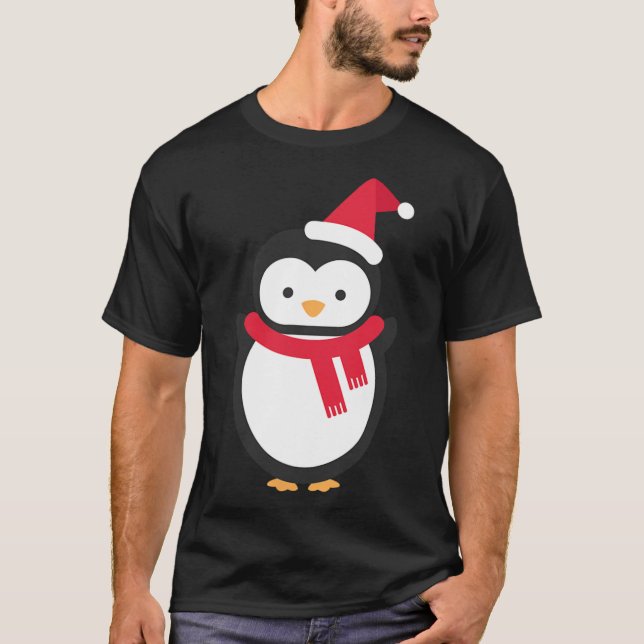 Camiseta Pinguim Natal (Frente)