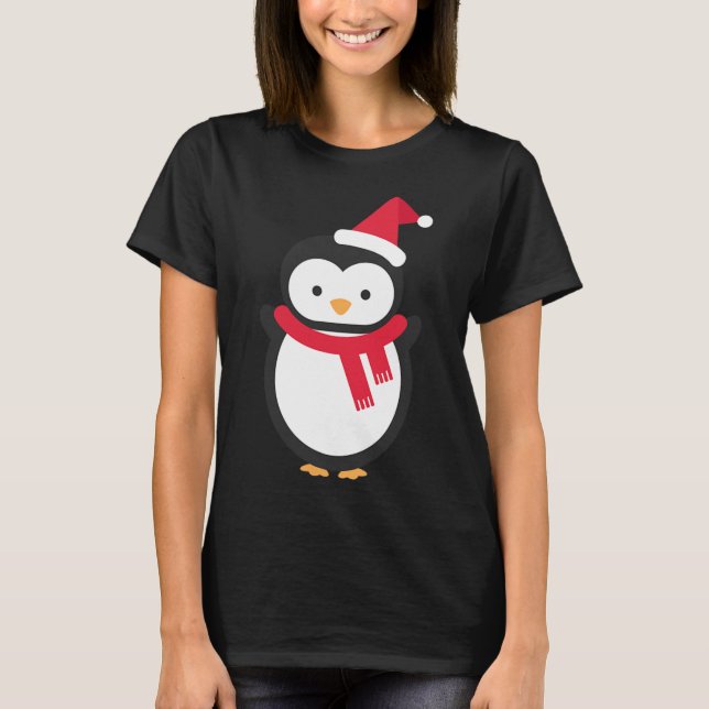 Camiseta Pinguim Natal (Frente)