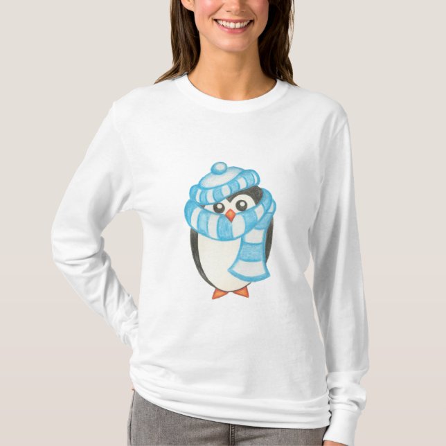 Camiseta Pinguim Natal (Frente)
