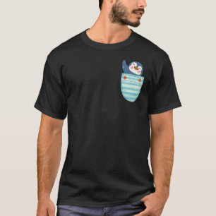 Camiseta Pinguim no bolso de animal Pocket Penguin Tee Hi C