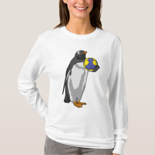 Camiseta Pinguim no Esportes de Andebol
