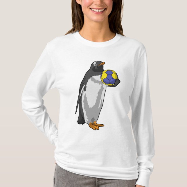 Camiseta Pinguim no Esportes de Andebol (Frente)
