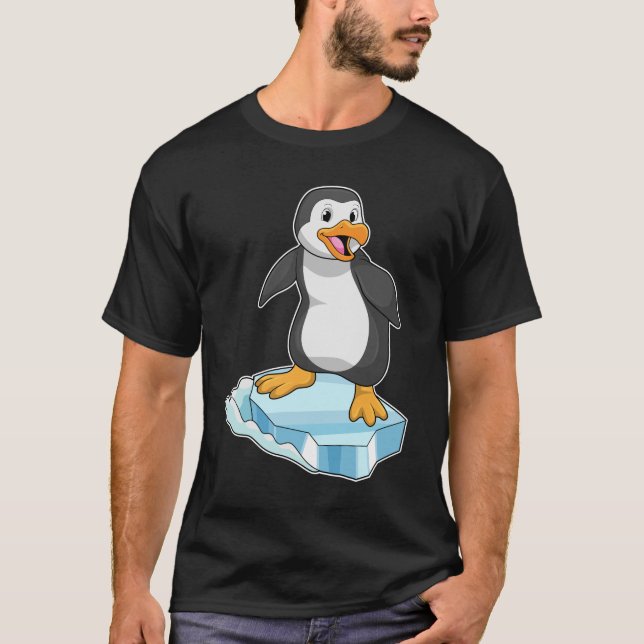 Camiseta Pinguim no gelo (Frente)