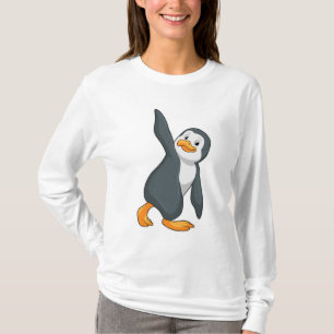 Camiseta Pinguim no Yoga Esforço