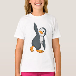 Camiseta Pinguim no Yoga Esforço