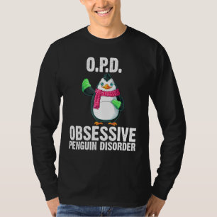 Camiseta Pinguim Para Homens Aves Aquáticas