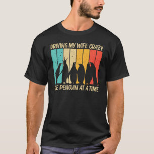 Camiseta Pinguim Para Pinguins Pais Masculinos Pássaros Pás