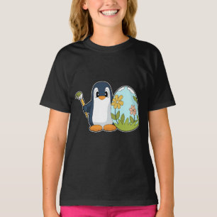 Camiseta Pinguim Páscoa ovo de Páscoa