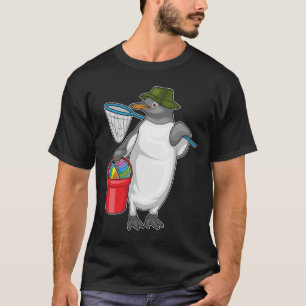 Camiseta Pinguim Páscoa Páscoa Pesca