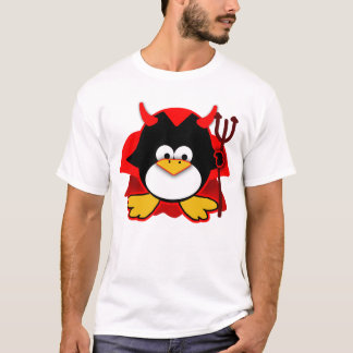 Camiseta Pinguim pequeno do diabo