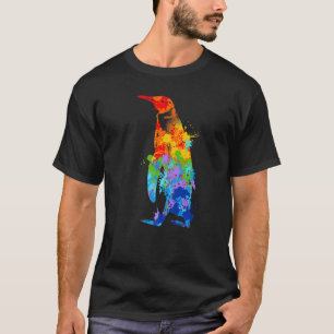 Camiseta Pinguim Pinguim Pinguim Pinguin Pintando Pinguim