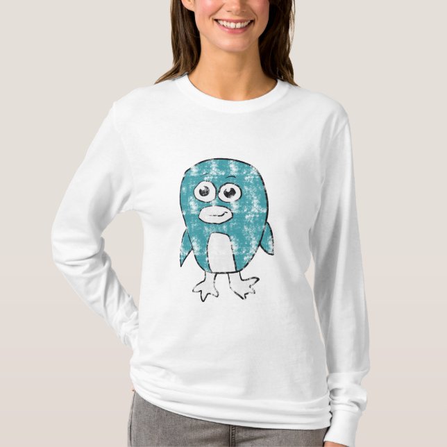 Camiseta Pinguim Retro (Frente)